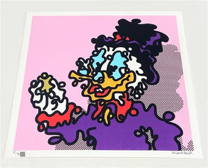 Scrooge McDuck, Wizard Skull, 2021  15.75 x 15.75 Inches, 6-color screen print on 300gsm Munken Rough fine art paper. Numbered from the Edition of 36 (#26/36) Signed.