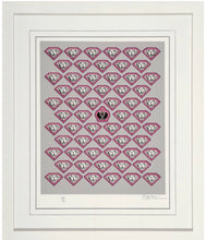 Load image into Gallery viewer, STATIC Lovely Jubilee (Grey), 2012 Screenprint in colors on Fabriano paper