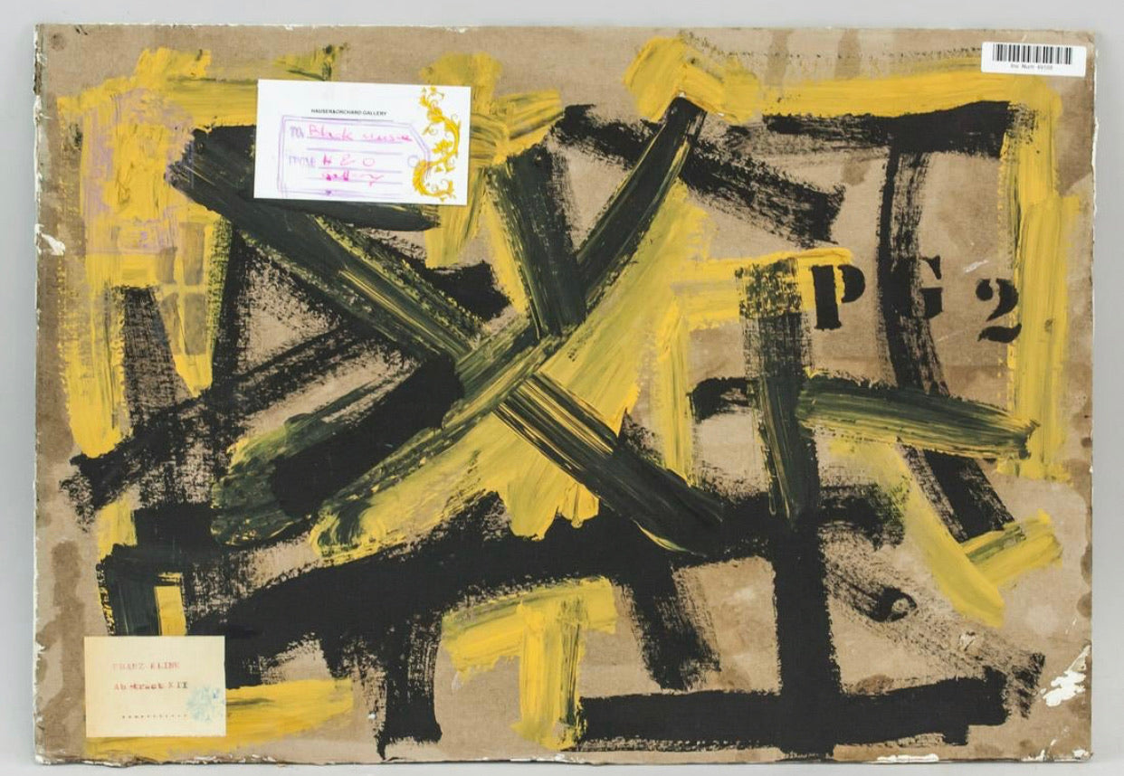 FRANZ KLINE (1910–1962) ABSTRACT XII