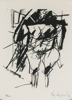 WILLEM de KOONING (American, 1904-1997) Signed Lithograph 2/100 GOLDWIN ART, INC.