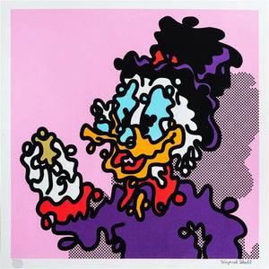 Scrooge McDuck, Wizard Skull, 2021  15.75 x 15.75 Inches, 6-color screen print on 300gsm Munken Rough fine art paper. Numbered from the Edition of 36 (#26/36) Signed.