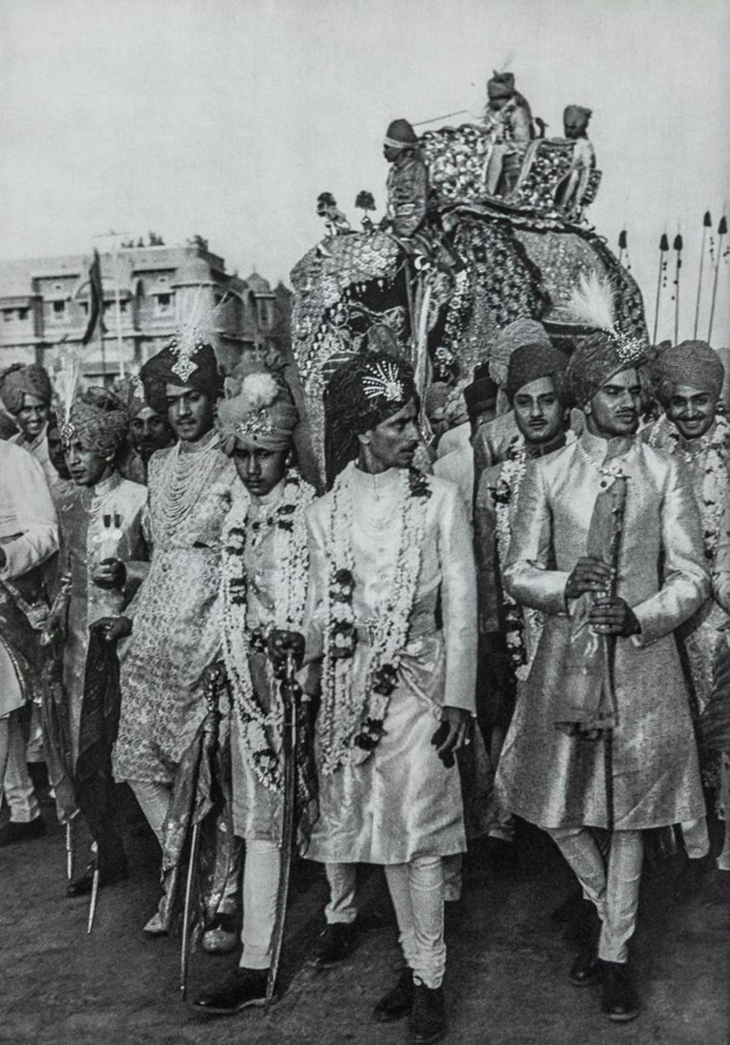 HENRI CARTIER-BRESSON (French, 1908-2004) Maharajah of Baria Arrives To Marry, Jaipur, 1948.