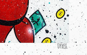 OKYES (Rodrigo Seyko) Smells Good, 2020. Hand Finished Giclée Print