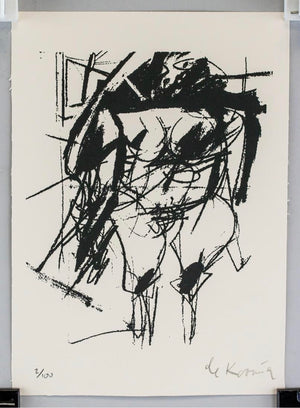 WILLEM de KOONING (American, 1904-1997) Signed Lithograph 2/100 GOLDWIN ART, INC.