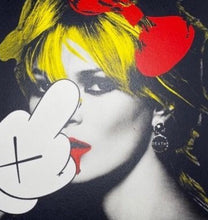 Load image into Gallery viewer, DEATH NYC  KATE MOSS X KAWS FINGER RED  SIZE: 45 x 32 cm