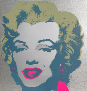 ANDY WARHOL (American, 1928-1987) DIAMOND DUST MARILYN  Screenprint, printed on museum board 36.00 × 36.00 inches (91.50 × 91.50 cm