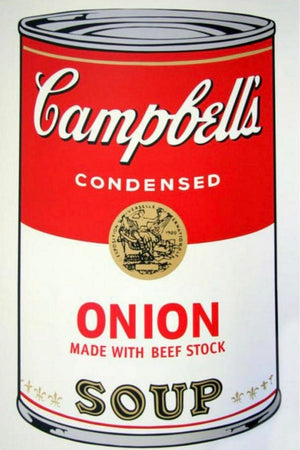 ANDY WARHOL (American, 1928-1987) SOUP CAN 11.47 ONION Screenprint in colour