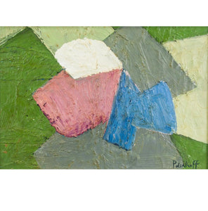 SERGE POLIAKOFF (Russian, 1906-1969) Oil on board.  Signed Poliakoff on the lower right corner.
