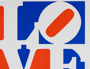 ROBERT INDIANA (American, 1928-2018) LOVE Signed Lithograph 8/166