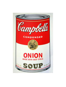 ANDY WARHOL (American, 1928-1987) SOUP CAN 11.47 ONION Screenprint in colour
