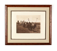 Load image into Gallery viewer, Edward S. Curtis (American, 1868–1952) On the War-Path - Atsina; Photogravure.